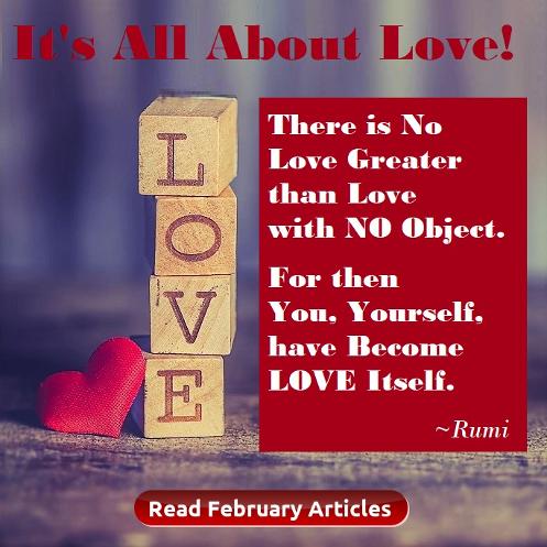 February Articles, It's All About Love! Houston Spirituality Mag 2019